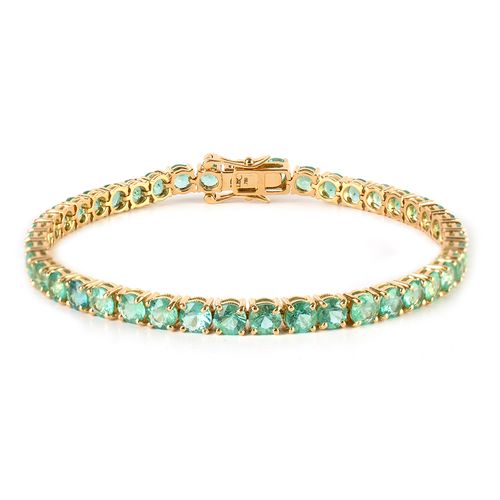 Pulseira riviera de esmeraldas 9,38cts