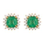 brinco-esmeralda-cushion-brilhantes-ouro-amarelo-frontal-BROAESM67720