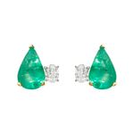 brinco-esmeralda-gota-diamante-gota-BROBESM71321