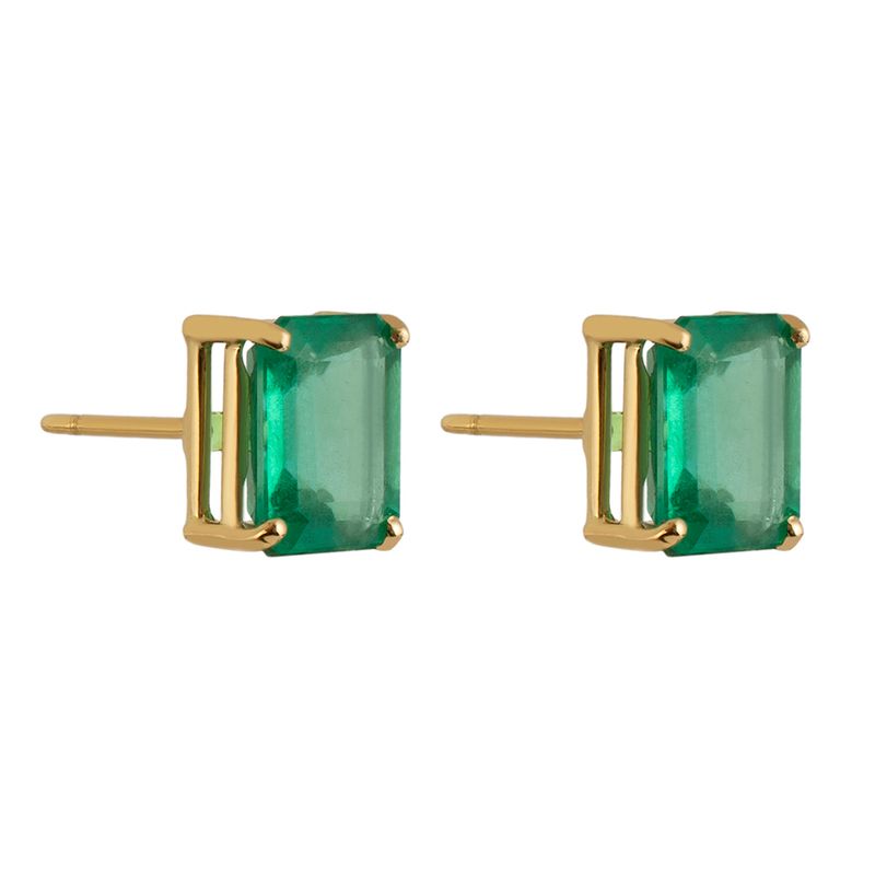 brinco-solitario-ouro-amarelo-18k-750-esmeralda-retangular-443cts-lateral-BROAESM74860