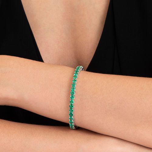 Bracelete esmeraldas 4,93cts