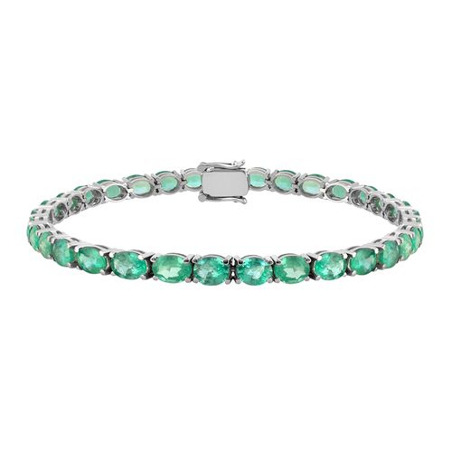 Pulseira riviera de esmeraldas 9,62cts