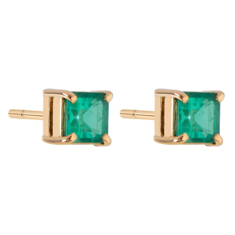 brinco-ouro-amarelo-18k750-esmeralda-quadrada-82-pontos-lateral-BROAESM77129
