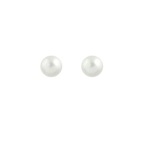 Brinco pérola 6mm